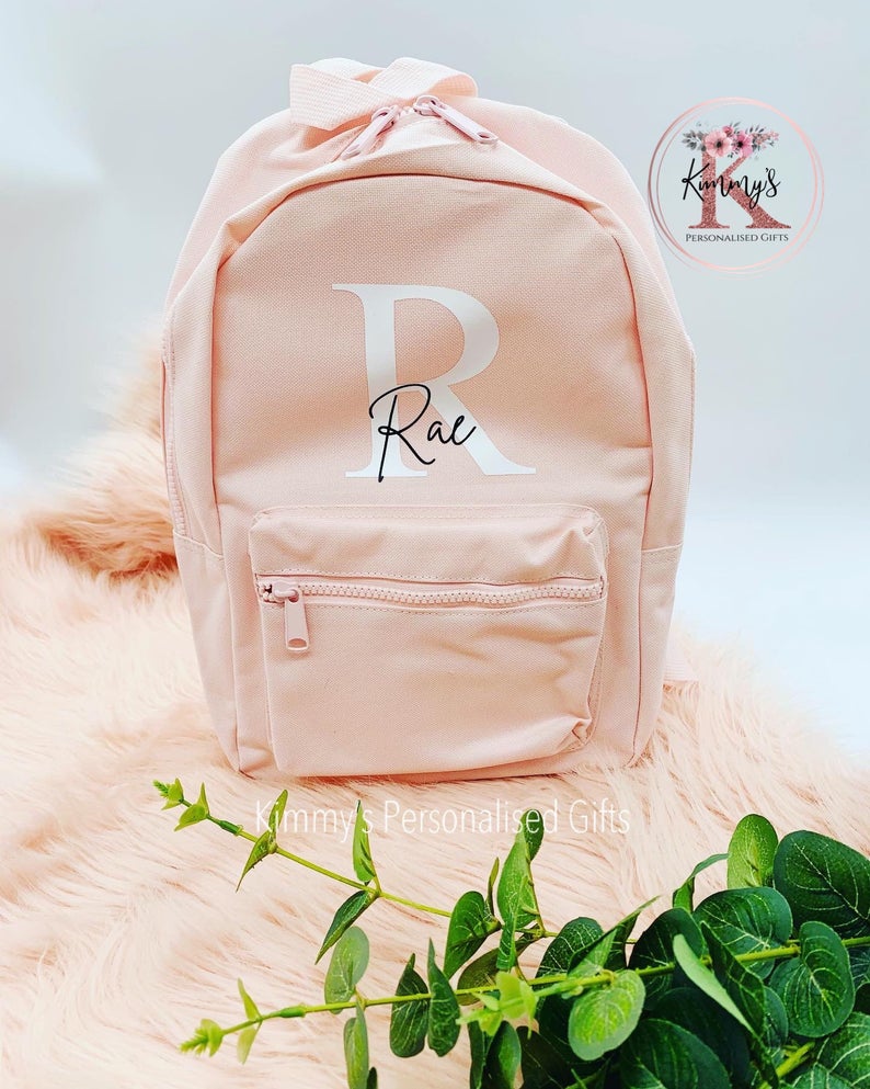 Personalised 2025 girls backpack