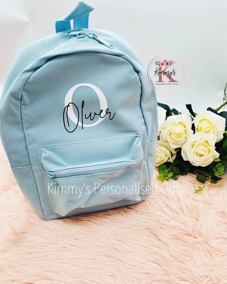 Blue Personalised BackPack Kimmy s Personalised Gifts