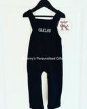 Black Overall/Dungarees