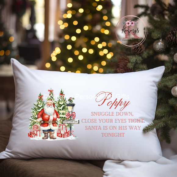 Santa Christmas Eve Pillowcase