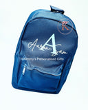 Navy Personalised BackPack