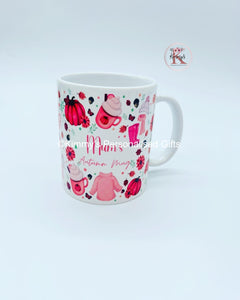 Pink Autumn Mug