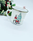 Nutcracker with Christmas Tree Enamel Mug