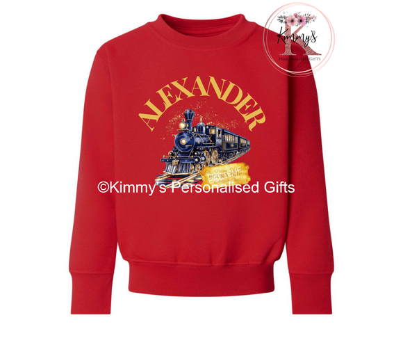 Blue/Red Blue Train Jumper