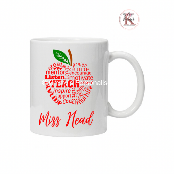 Apple Teacher Mug