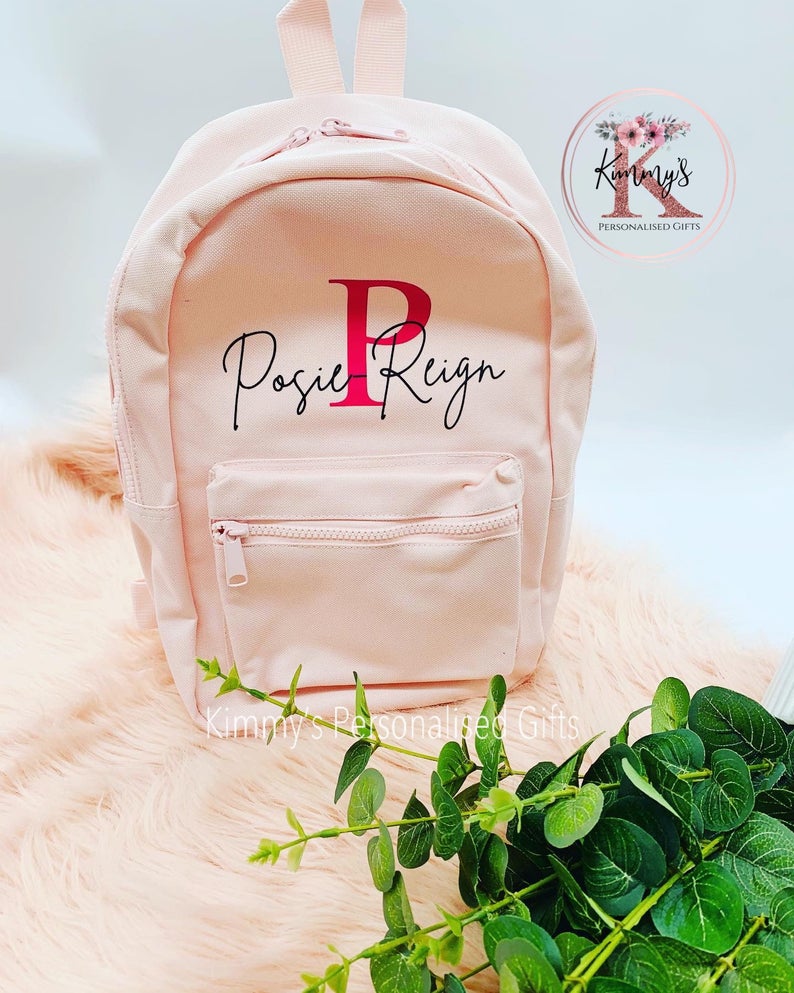 Personalised back pack sale