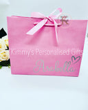 Pink Gift Bag with Bow