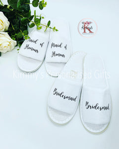 Personalised Spa Style Slippers