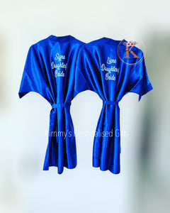 Royal Blue Plain Style Robes