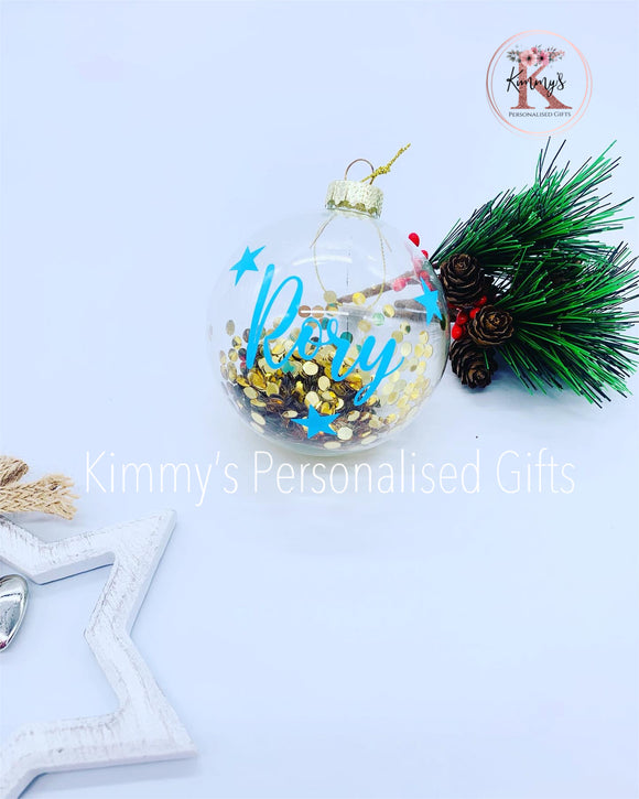 Personalised Sequin Baubles