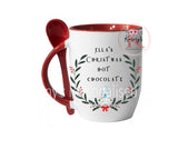 Christmas Mugs with spoon