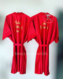 Red Plain Style Robes