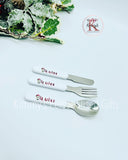 Personalised Christmas Childrens Cutlery