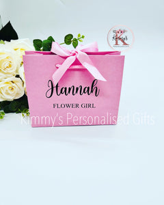 Pink Gift Bag with Bow