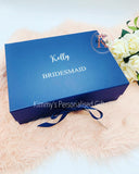 Navy Personalised Magnetic Gift Boxes