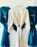 Emerald Green Plain Style Robes