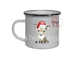 Enamel Christmas Mug