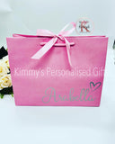 Pink Gift Bag with Bow