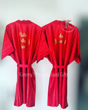 Red Plain Style Robes